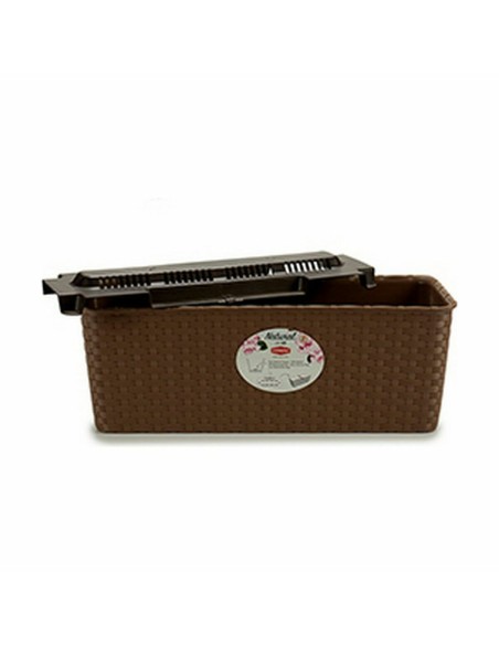 Jardinière Stefanplast Beige Plastique 39 x 13,5 x 15,5 cm (12 Unités)