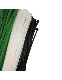 Attaches pour câble en nylon EDM 48325 Blanc Naturel 250 x 4,8 mm (100 Unités)