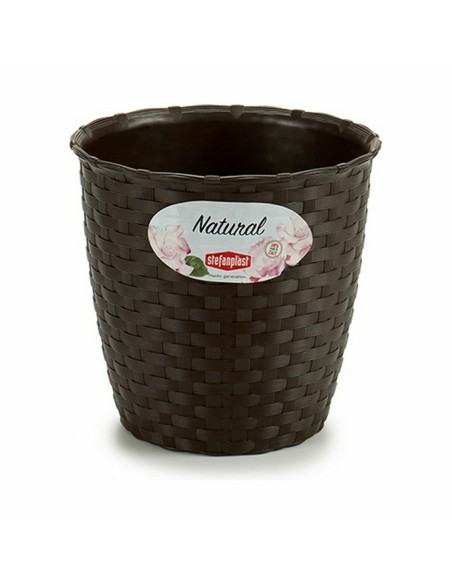 Cache-pot Stefanplast Plastique 14 x 13 x 14 cm (12 Unités)