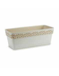 Jardinière Stefanplast Cloe Blanc Plastique 49,5 x 17 x 19 cm (12 Unités) 2