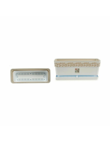 Jardinière Stefanplast Cloe Blanc Plastique 49,5 x 17 x 19 cm (12 Unités)