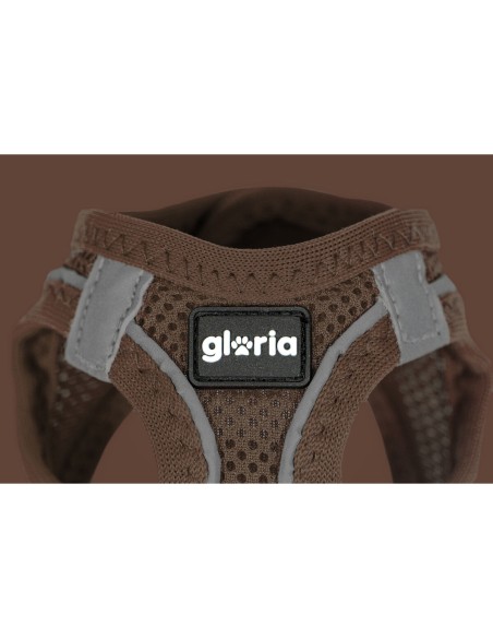 Harnais pour Chien Gloria 28-28,6 cm Marron XXS 24-26 cm