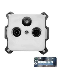Distributeur d'antennes EDM 65309 Blanc Intégré 16 A