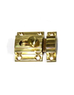 Loquet de porte EDM 85081 Doré Acier Laiton poli 20 mm 35 mm Broche