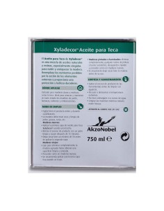 Huile pour teck AkzoNobel Xyladecor 750 ml Incolore Mat 2