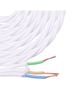 Câble EDM 11888 Blanc 3 x 1 mm 5 m