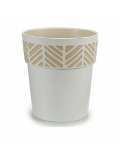 Pot auto-arrosant Stefanplast Orfeo Blanc Plastique 29 x 29 x 29 cm (6 Unités) 2