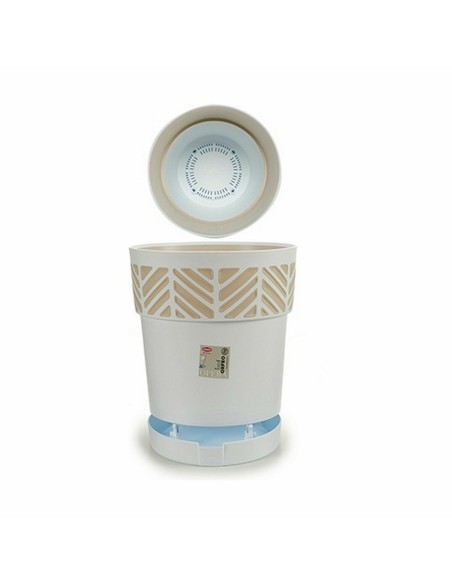 Pot auto-arrosant Stefanplast Orfeo Blanc Plastique 29 x 29 x 29 cm (6 Unités)