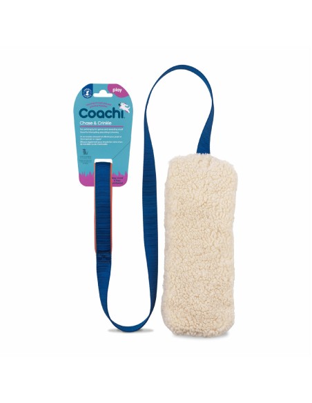 Jouet d'entraînement Coachi CHASE & CRINKLE Bleu