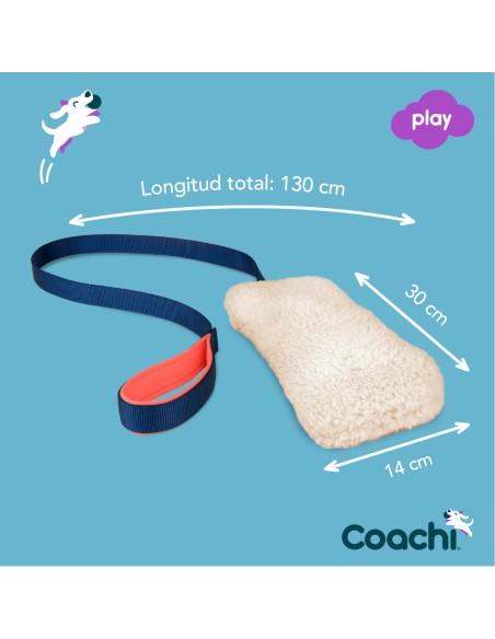 Jouet d'entraînement Coachi CHASE & CRINKLE Bleu