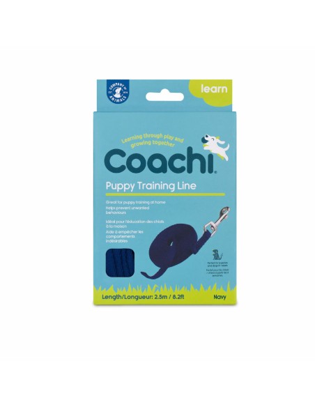 Laisse pour Chien Coachi Bleu 2,5 m Formation
