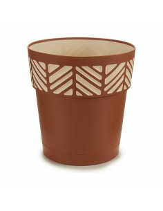 Pot auto-arrosant Stefanplast Orfeo Terre cuite Plastique 25 x 25 x 25 cm (6 Unités) 2