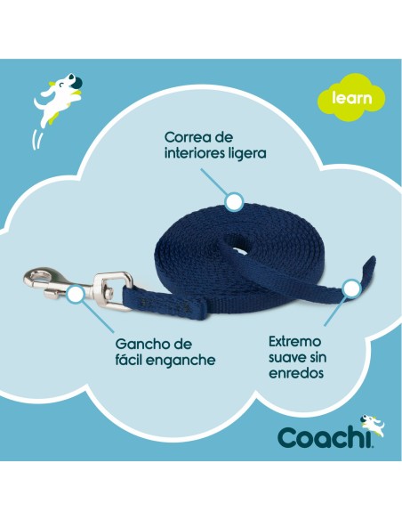 Laisse pour Chien Coachi Bleu 2,5 m Formation