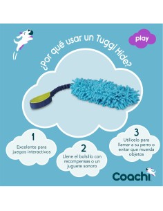 Jouet d'entraînement Coachi TUGGI HIDE Bleu 2