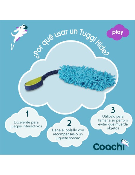 Jouet d'entraînement Coachi TUGGI HIDE Bleu