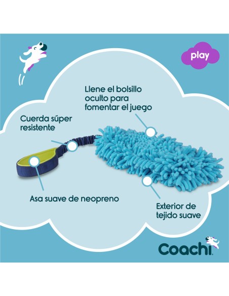 Jouet d'entraînement Coachi TUGGI HIDE Bleu