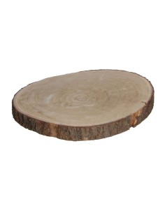 Bûche décorative Mica Decorations Base Bois Marron (4 x 34 cm)