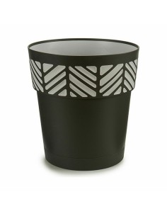 Pot auto-arrosant Stefanplast Orfeo Anthracite Plastique 29 x 29 x 29 cm (6 Unités) 2