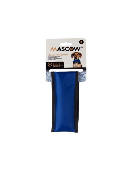 Collier pour Chien Bleu Noir PVC Gel 6,5 x 1 x 45 cm Réfrigérant (4 Unités)