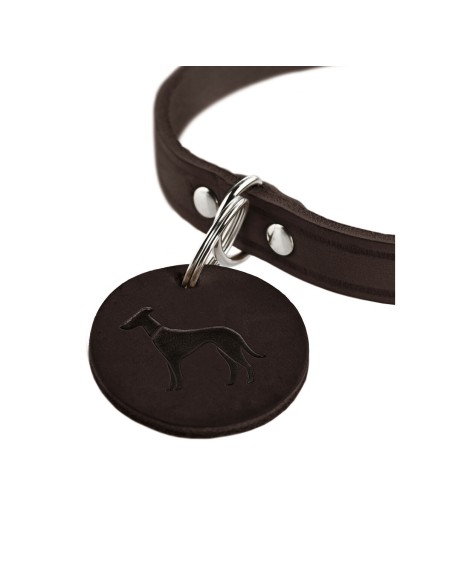 Collier pour Chien Hunter Aalborg Chocolat M 38-47 cm