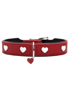 Collier pour Chien Hunter Love XS/S 30-34 cm Rojo/Blanco