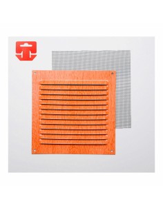 Grille Fepre Moustiquaire Aluminium Hêtre (15 x 15 cm)