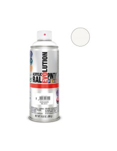 Peinture en spray Pintyplus Evolution RAL 9010 400 ml Satiné Pure White 2