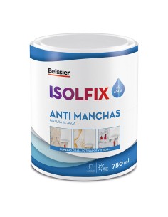 Peinture acrylique Beissier 70249-012 Isolfix Antitaches Blanc 750 ml